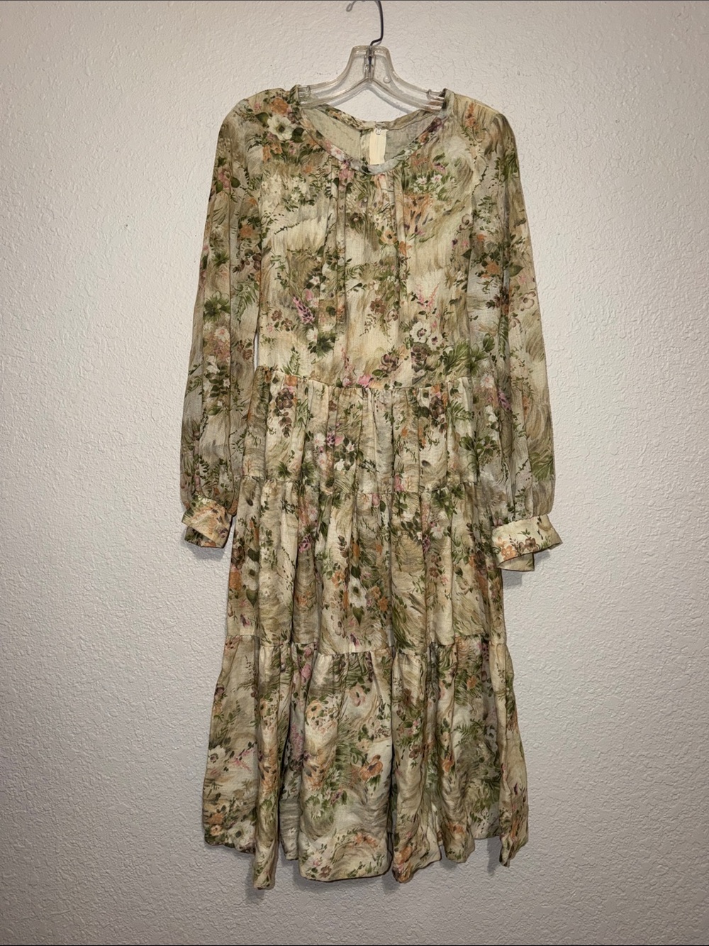 Vintage Mr Jack Dallas Dress Floral Tiered Dress